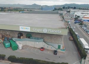 Aerial view of the Grupo Akoma site in Barberà del Vallès