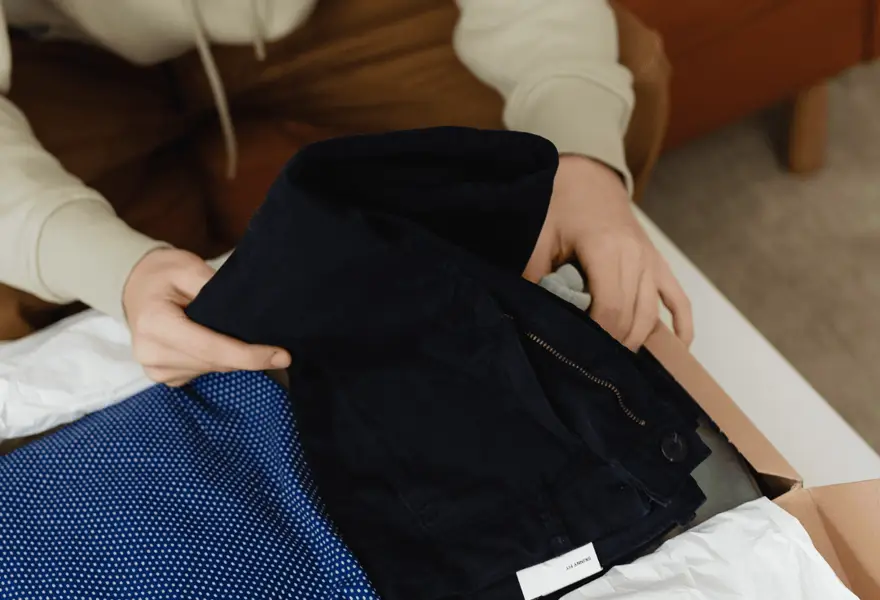Preparing a clothing order